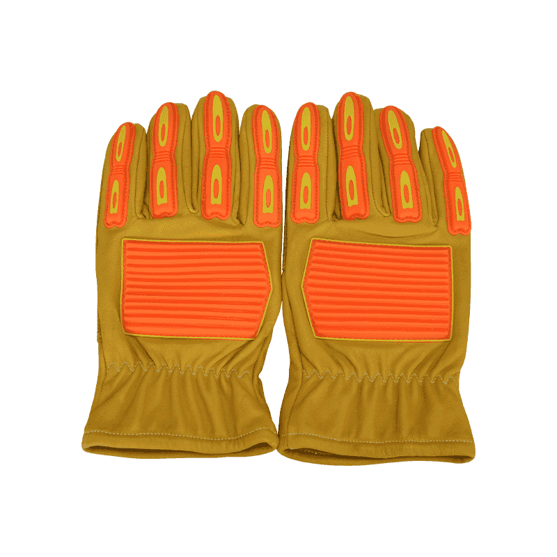 Gants imperméables en cuir de vache anti-impact, ignifuges, résistants à l'huile