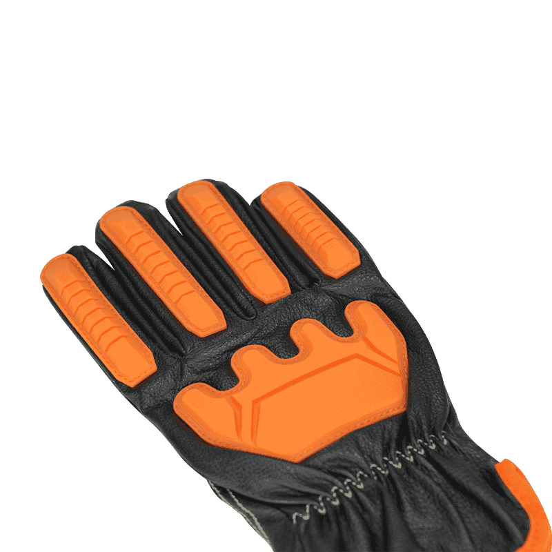 Gants hydrofuges en cuir de vache anti-impact avec protection contre les arcs