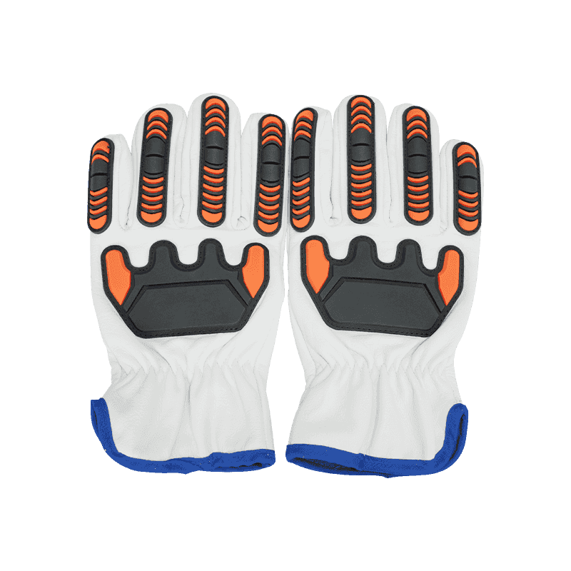 Gants en cuir de vachette résistants aux coupures et aux chocs