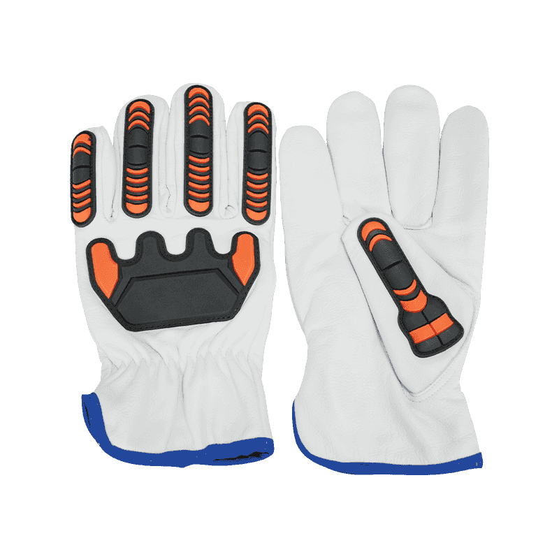 Gants en cuir de vachette résistants aux coupures et aux chocs