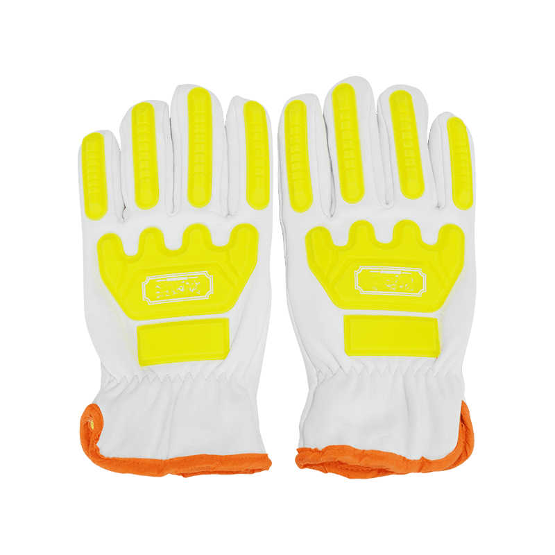 Gants en peau de chèvre anti-impact et résistant aux coupures