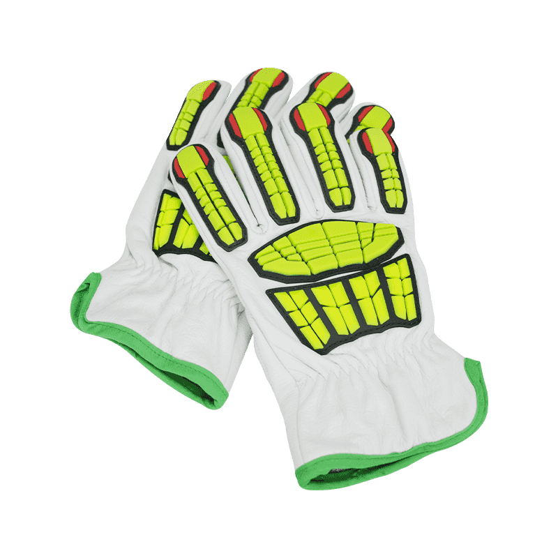 Gants en cuir de vachette résistants aux coupures et aux chocs