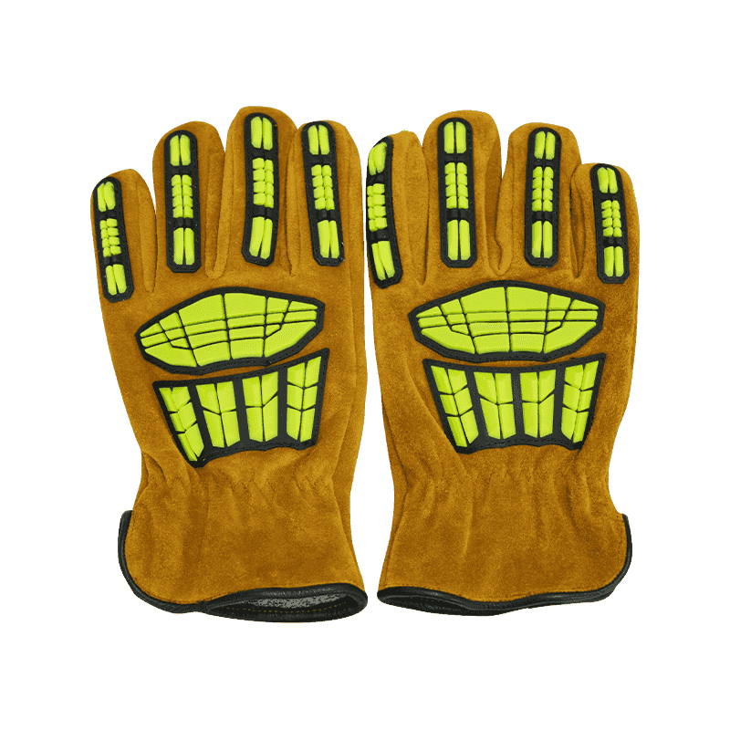 Gants en cuir de vachette résistants au froid, imperméables, résistants à l'huile