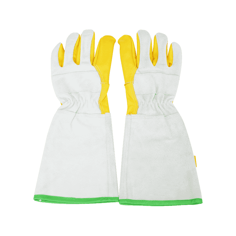 Gants de soudage allongés en cuir de vache