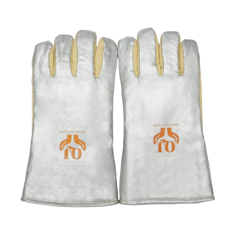Gant de protection de la chaleur aramide aluminisée
